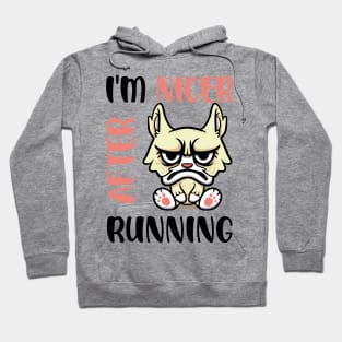 I'm Nicer After Running Hoodie